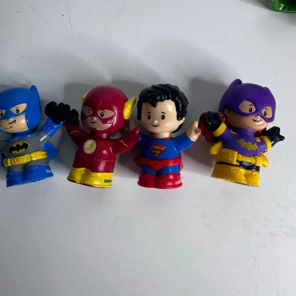 Fisher Price Little People DC Super Hero Friends Figures Comic Book Heroes Set